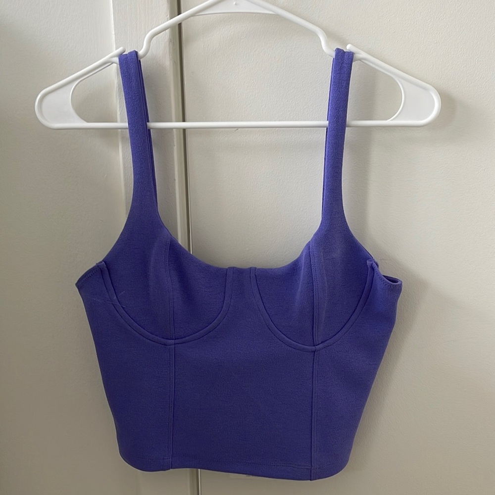 Zara purple tank